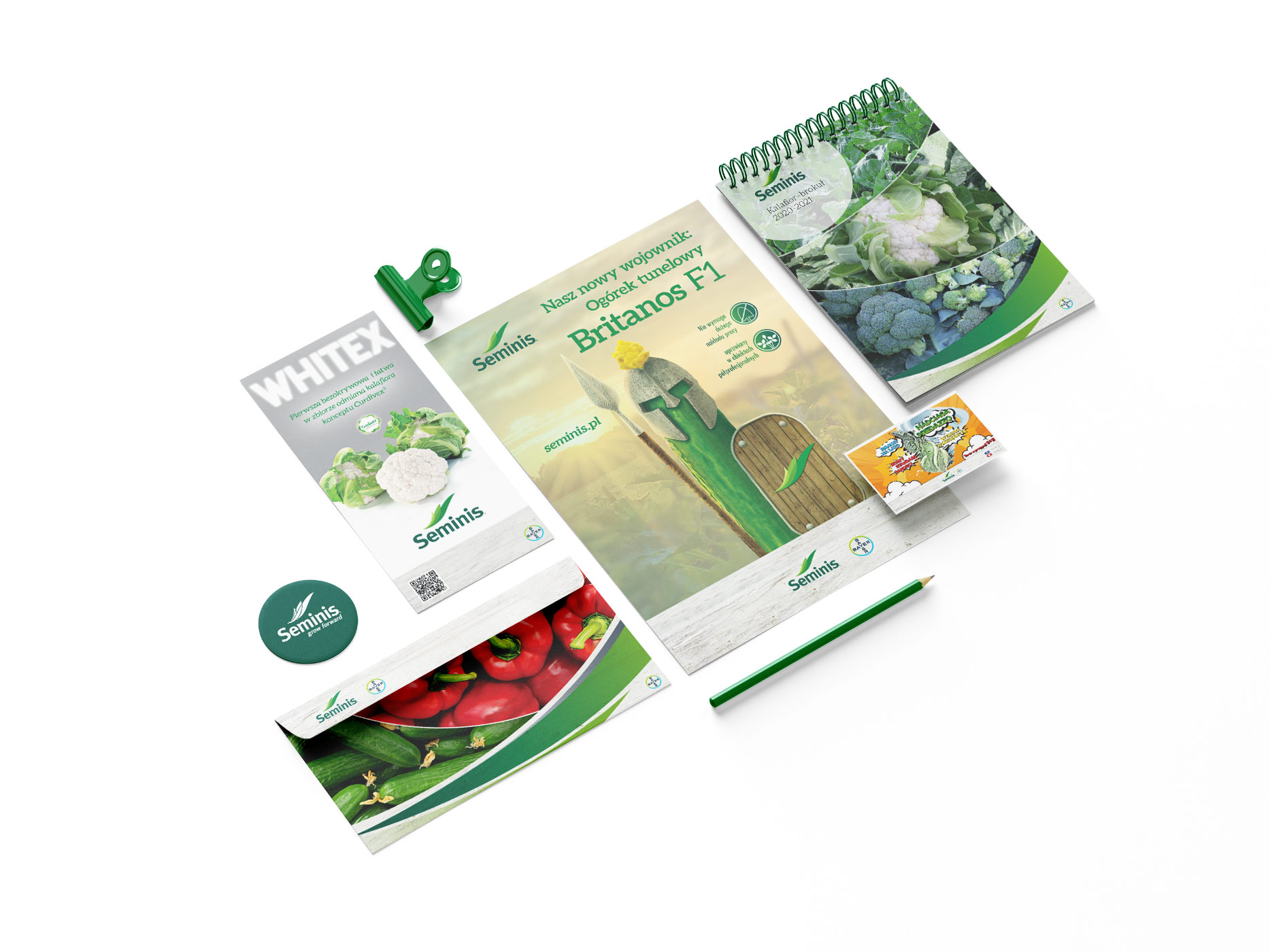 Katalogi - branża rolnicza, ulotki, kalendarze, foldery, reklamy